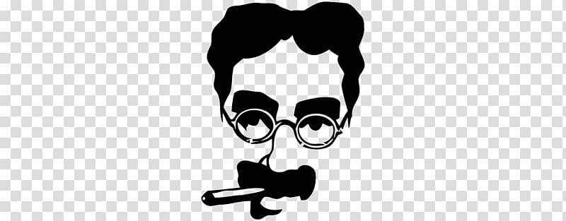Groucho glasses Comedian Humour Caricature Marx Brothers, wig transparent background PNG clipart