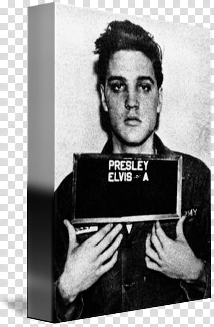 Elvis Presley Arrest Jailhouse Rock Mug shot Music, Elvis Presley transparent background PNG clipart