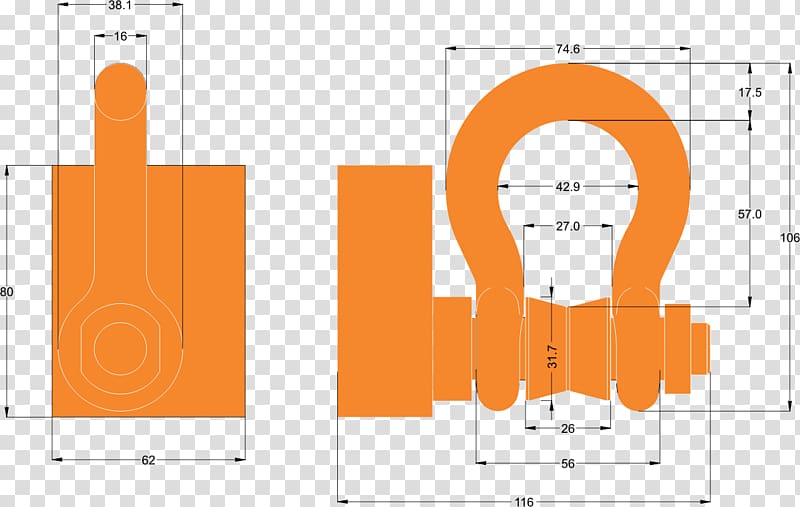 Shackle Load cell Wireless Rigging Keyword Tool, shackle transparent background PNG clipart