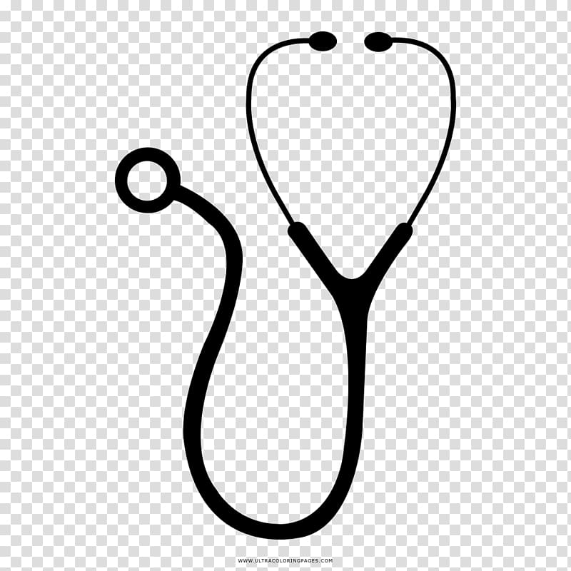 Stethoscope Drawing Coloring book Medicine, easter transparent background PNG clipart