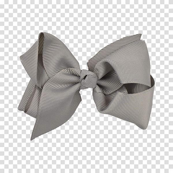 Ribbon Grey Bow tie , ribbon bow transparent background PNG clipart