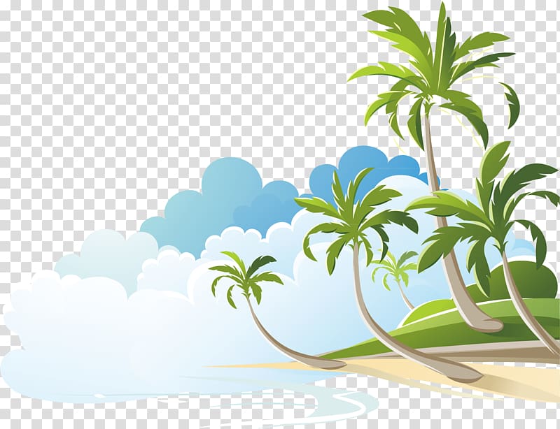 palm trees illustration, Green Poster Fundal , Green background transparent background PNG clipart