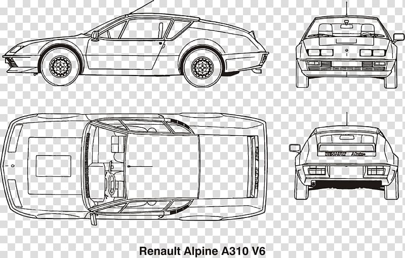 Car door Renault Alpine A310 Alpine A110, renault transparent background PNG clipart