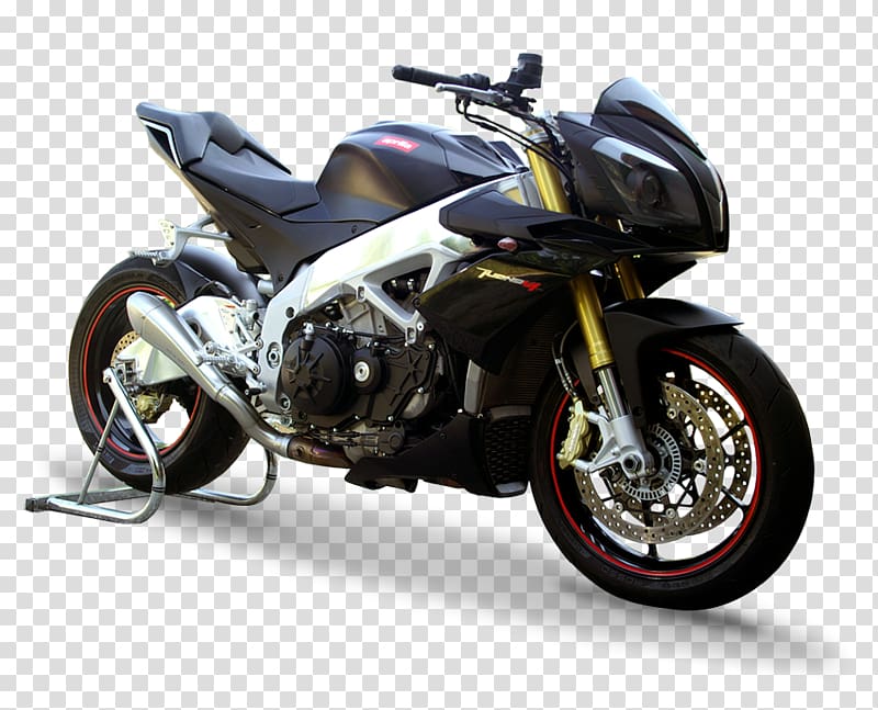 Exhaust system Aprilia Tuono Car Aprilia RSV4, car transparent background PNG clipart