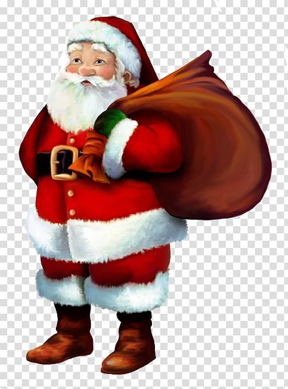 Santa Claus Christmas Eve Christmas tree Merry Christmas, Mr. Bean, santa claus transparent background PNG clipart