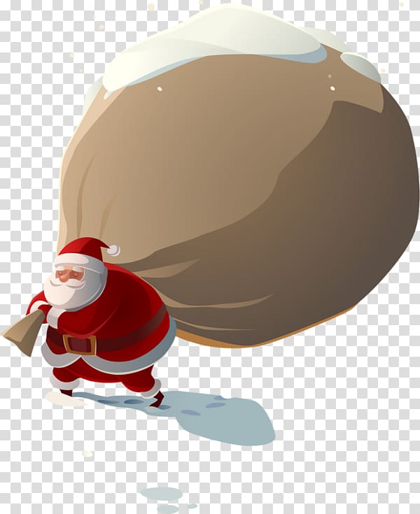 Christmas Gift Santa Claus, christmas transparent background PNG clipart