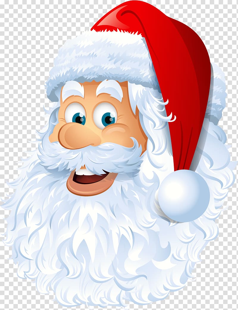 Santa Claus Christmas, rooster fig. transparent background PNG clipart
