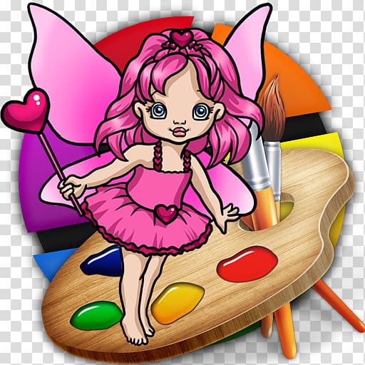 Fairy Pink M Flower , Book fairy transparent background PNG clipart