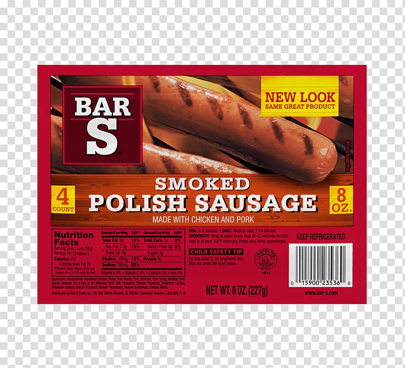 Sausage Hot dog Rookworst Barbecue Kroger, smoked sausage transparent background PNG clipart