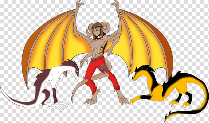 Manhattan Clan Gargoyle Digital art Illustration, dragon transparent background PNG clipart