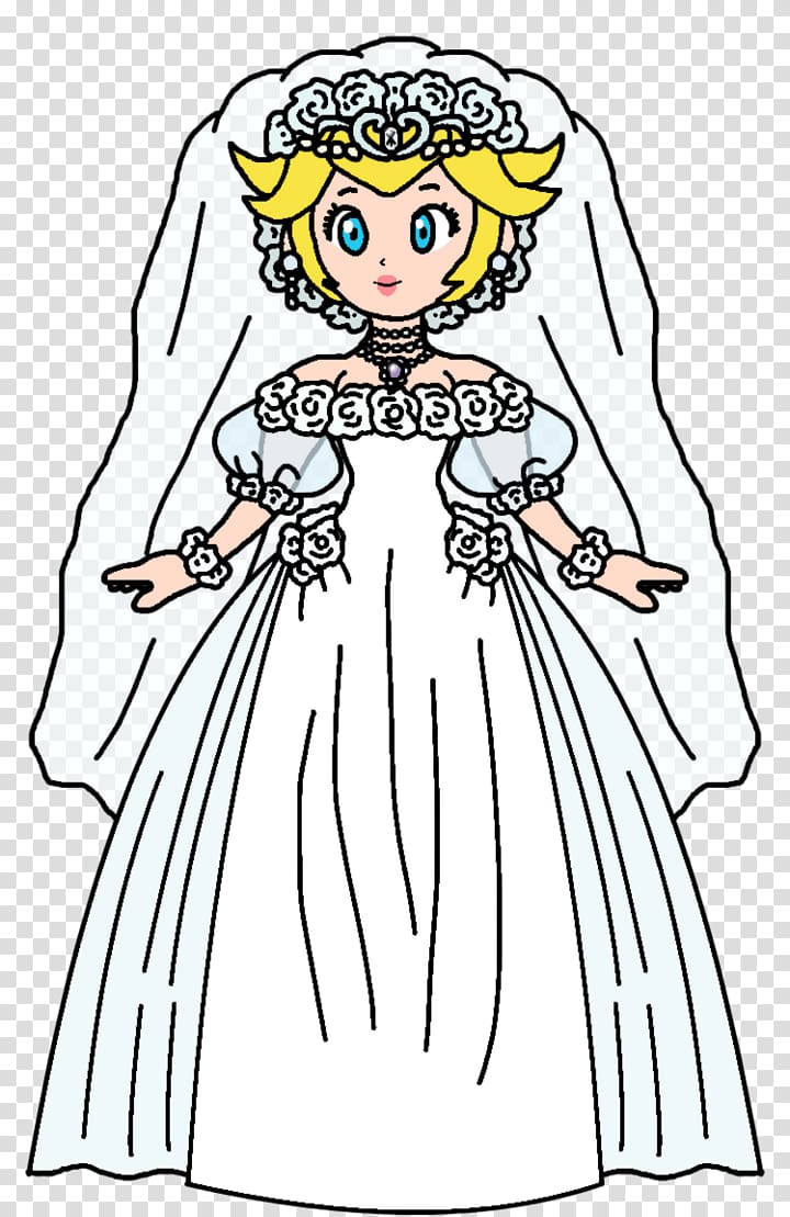 Sailor Moon Dress Wedding White , peach Wedding transparent background PNG clipart