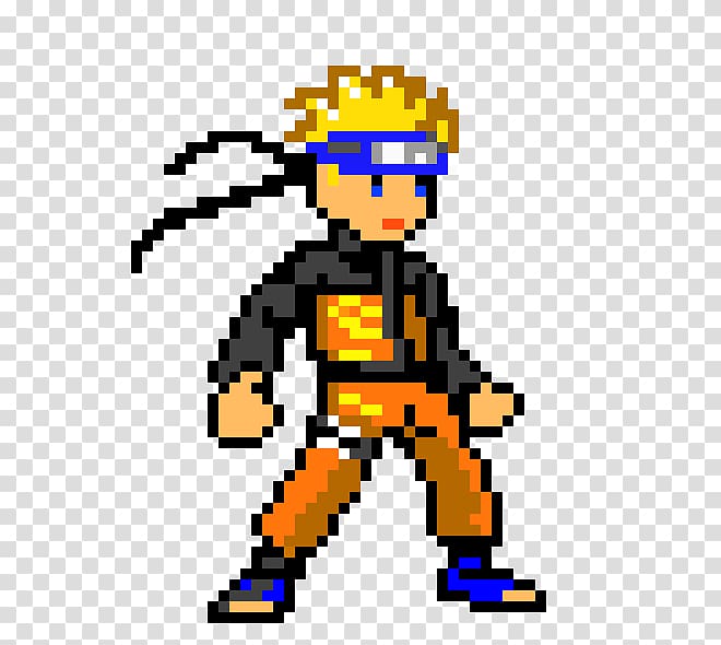 Kakashi Hatake Naruto: Rise of a Ninja Naruto Uzumaki Sasuke Uchiha Pixel art, naruto transparent background PNG clipart