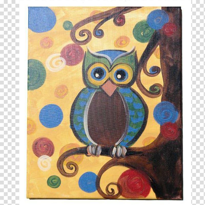 Bird Owl Painting Art, creative owl transparent background PNG clipart