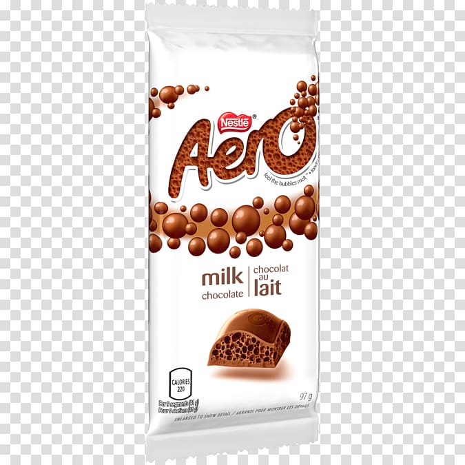 Chocolate bar Aero Chocolate chip cookie Mousse Milk, Chocolat MILK transparent background PNG clipart