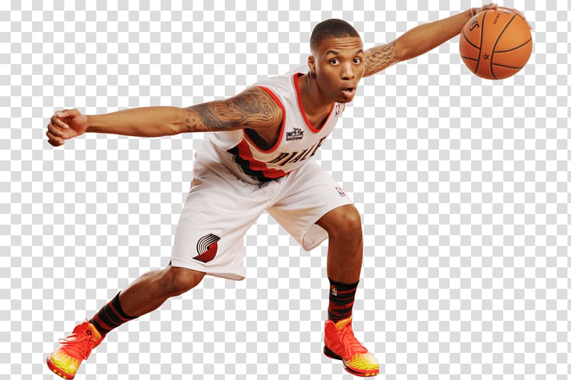 Portland Blazer player, Damian Lillard Arms Spread transparent background PNG clipart