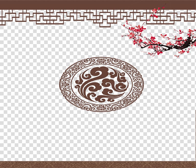 Chinoiserie, Chinese wind element transparent background PNG clipart