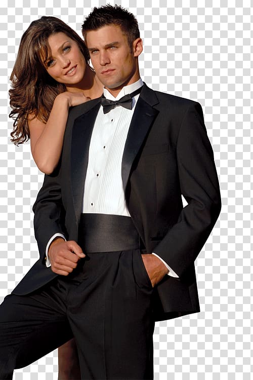 Tuxedo Formal wear Lapel Black tie Suit, coat and tie transparent background PNG clipart