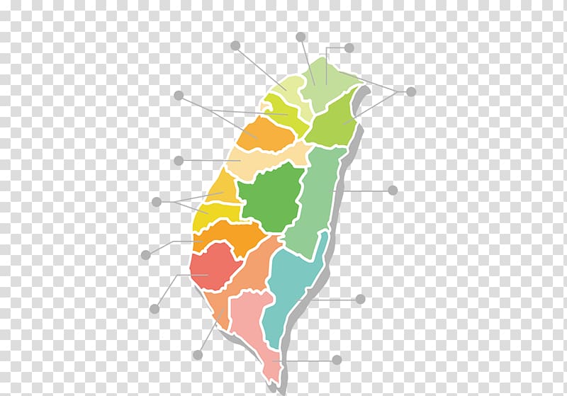 Taiwan Map, Map of Taiwan transparent background PNG clipart
