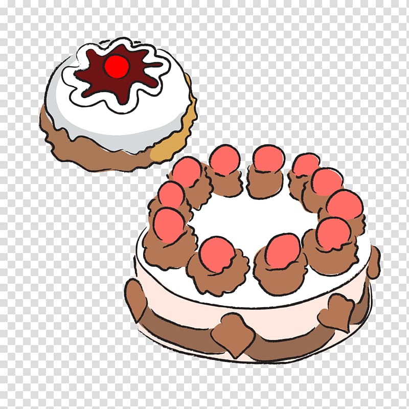 Delicious cake transparent background PNG clipart