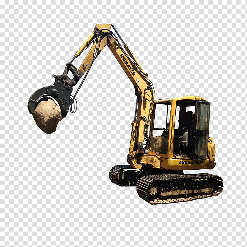 Grapple Heavy Machinery Hydraulics Bucket, bucket transparent background PNG clipart