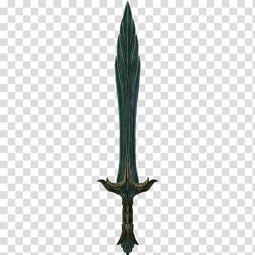 Sword Logo Coat of arms Dragon Dagger, Skyrim transparent background PNG clipart