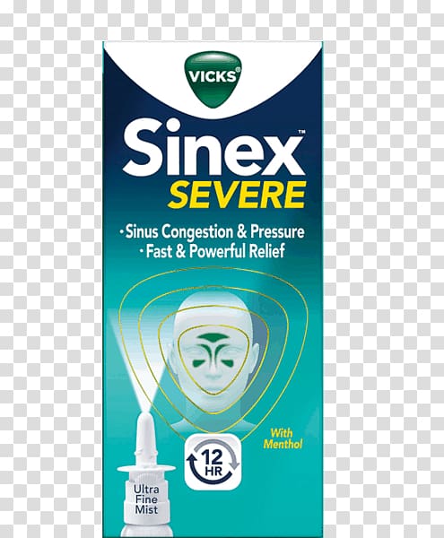 Vicks Sinex Nasal spray Decongestant Oxymetazoline Nasal congestion, others transparent background PNG clipart