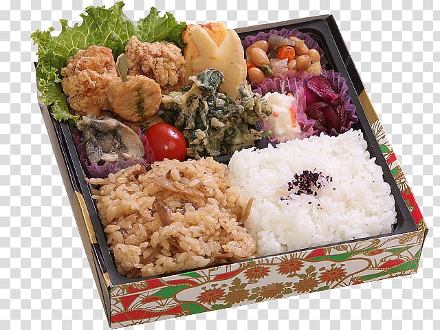 Bento Makunouchi Ekiben Osechi Onigiri, Bento food transparent background PNG clipart