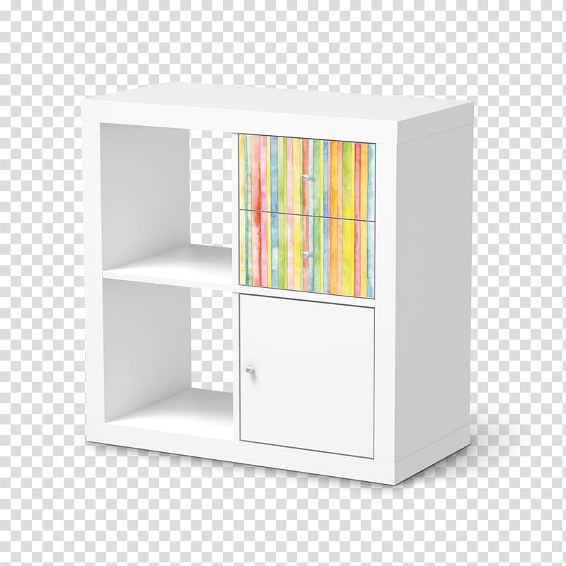 Expedit Furniture Adhesive IKEA Drawer, watercolor stripes transparent background PNG clipart