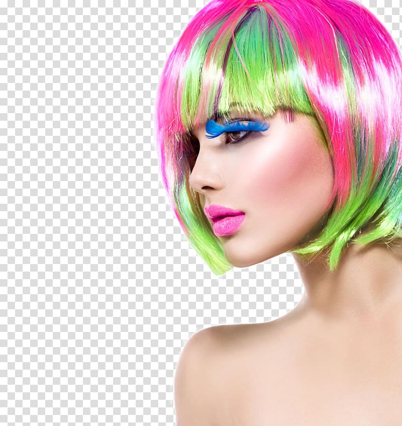 Comb Hair coloring Dye Brush, Sexy Makeup beauty transparent background PNG clipart