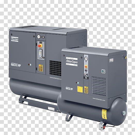 Rotary-screw compressor Atlas Copco Industry Company, maintenance equipment transparent background PNG clipart
