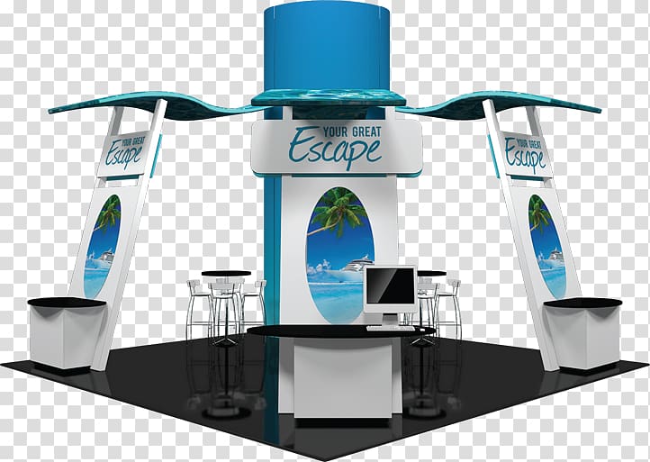 Trade show display Exhibition Display stand, design transparent background PNG clipart
