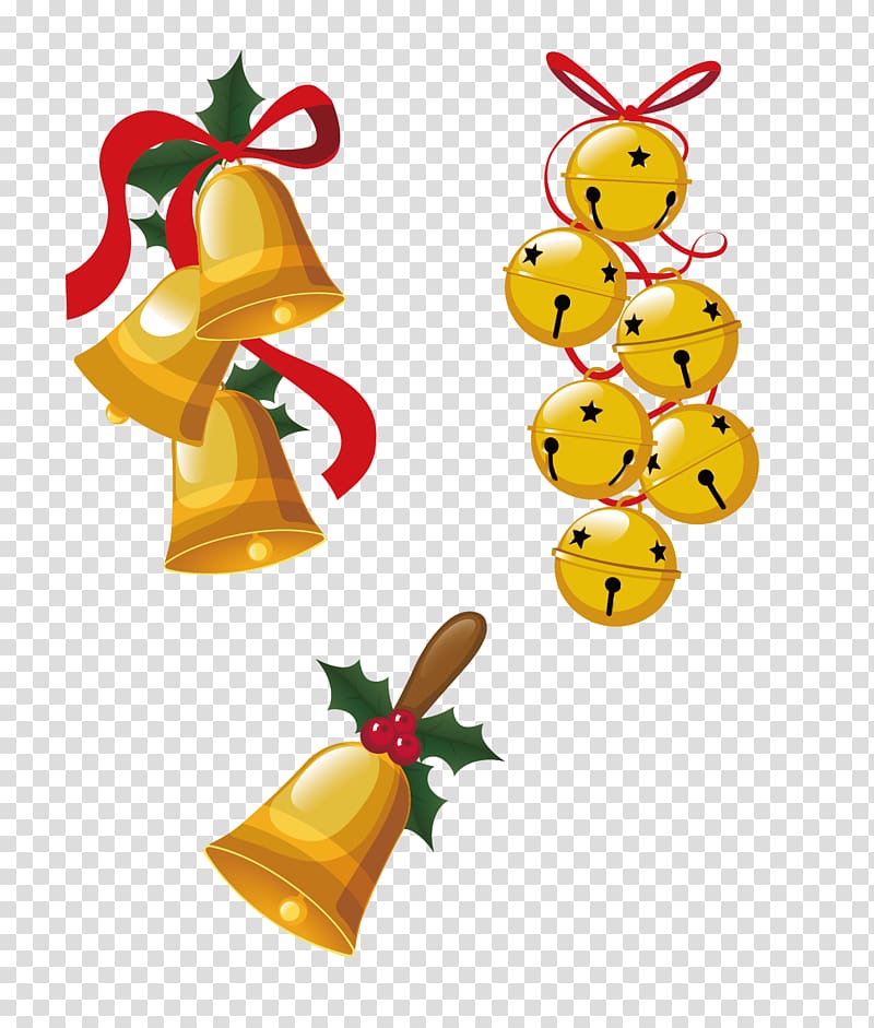 Jingle Bells Christmas , Bell transparent background PNG clipart