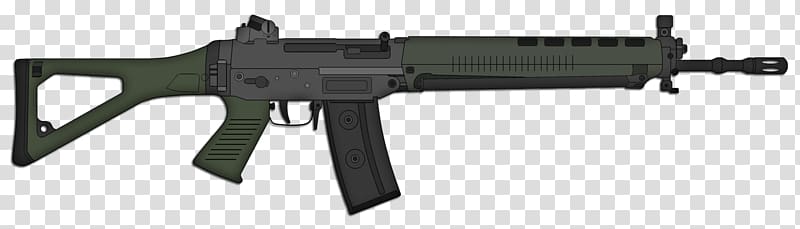 SIG SG 550 Sig Holding Assault rifle SIG SG 552 Weapon, assault rifle transparent background PNG clipart