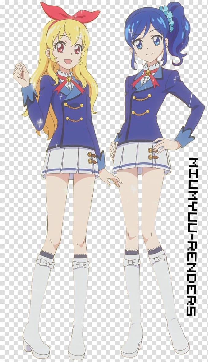 Aikatsu! Ichigo Hoshimiya Hinaki Shinjo Ichigo Kurosaki Ako Shirabe, aoi aikatsu new transparent background PNG clipart