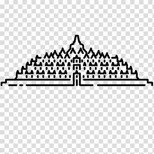 Borobudur Logo, design transparent background PNG clipart