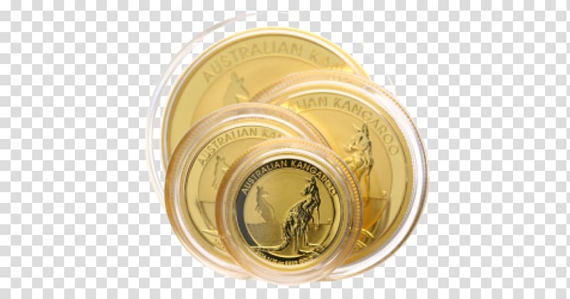 Perth Mint Red kangaroo Coin Australian Gold Nugget, Coin transparent background PNG clipart