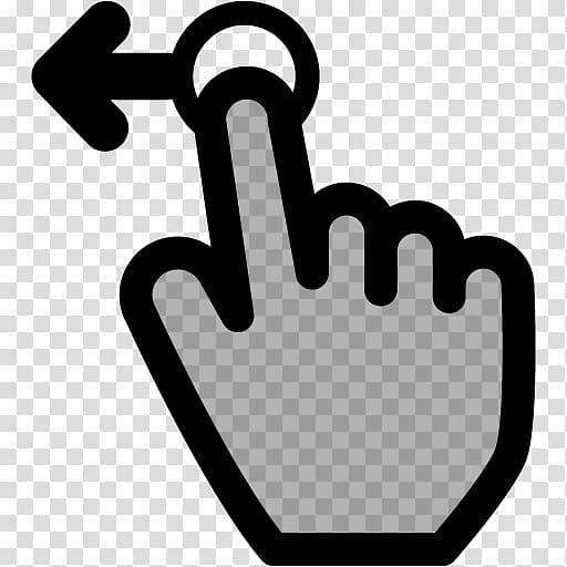 Finger Computer Icons Gesture , swipe transparent background PNG clipart