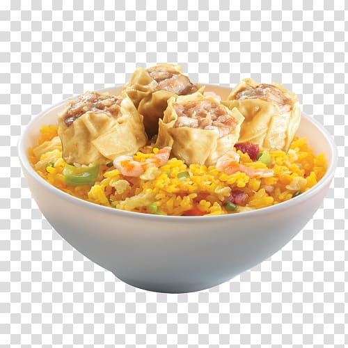 Chinese fried rice Yangzhou fried rice Siopao Nian gao, meat transparent background PNG clipart