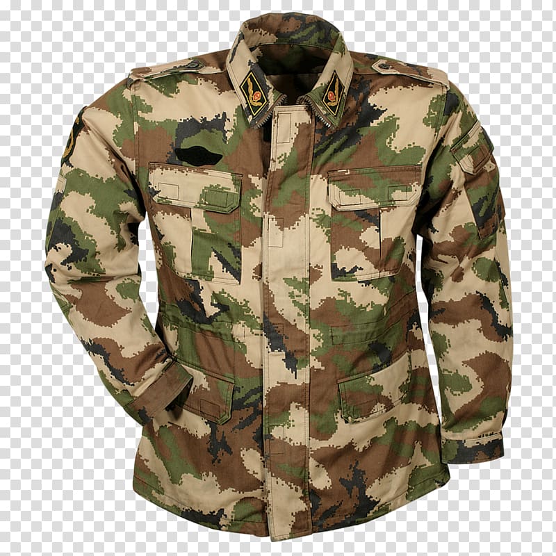 Military camouflage Jacket Military uniform Battle Dress Uniform, military camouflage transparent background PNG clipart