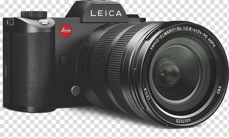 Leica SL (Typ 601) Mirrorless interchangeable-lens camera Leica Camera Full-frame digital SLR, Camera transparent background PNG clipart