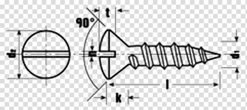 Self-tapping screw Tap and die Machine Augers, Self-tapping Screw transparent background PNG clipart