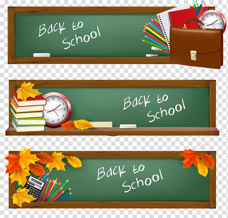 Back to School illustration, First day of school Illustration, blackboard transparent background PNG clipart