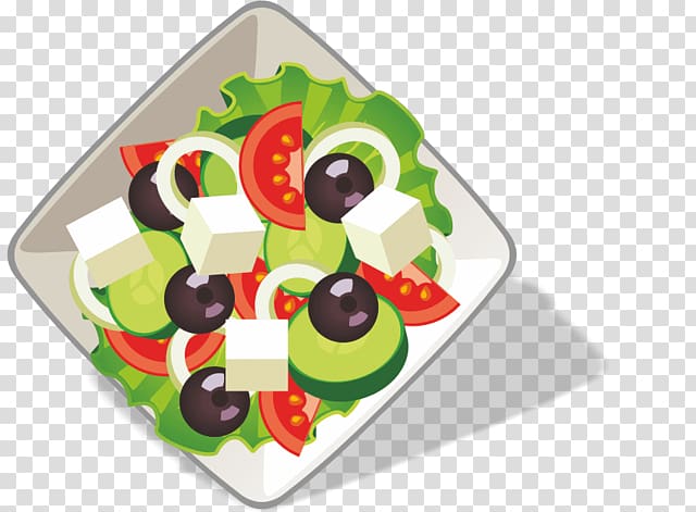Israeli salad Food Vegetable Hamburger, salad transparent background PNG clipart