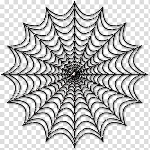 Dark spider web transparent background PNG clipart