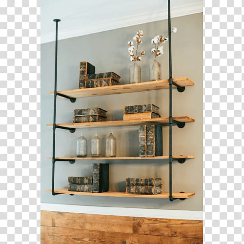 Floating shelf Bookcase Wall House, silver mist transparent background PNG clipart