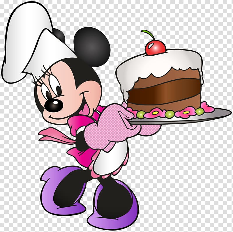 Minnie Mouse carrying cake , Birthday cake Minnie Mouse Mickey Mouse , Mini Mouse with Cakes Free transparent background PNG clipart