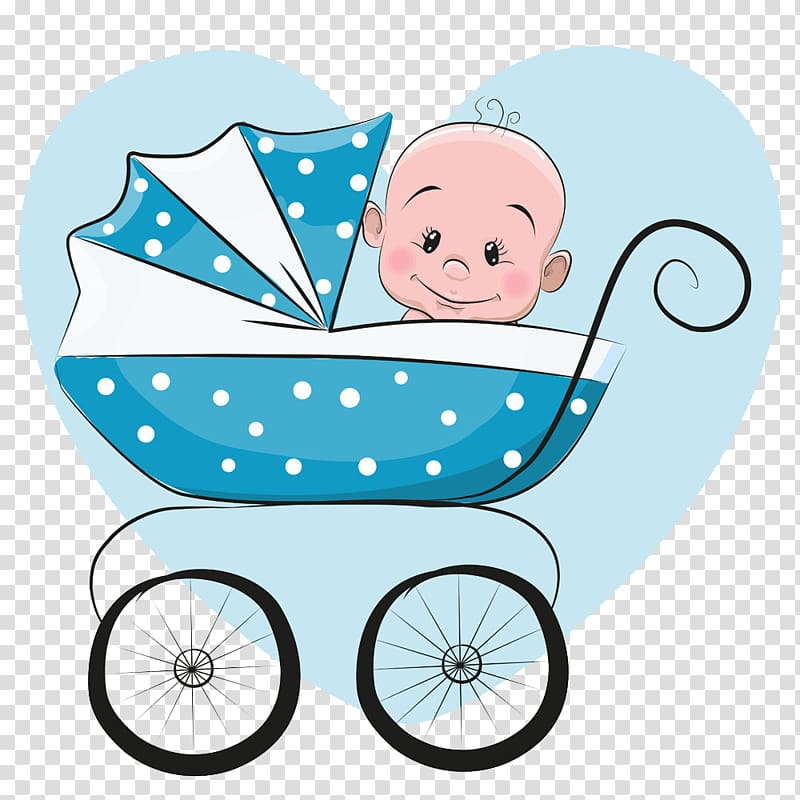 blue baby stroller sitting transparent background PNG clipart