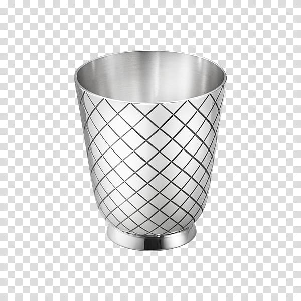 Silver Georg Jensen A/S Glass Cup, silver transparent background PNG clipart