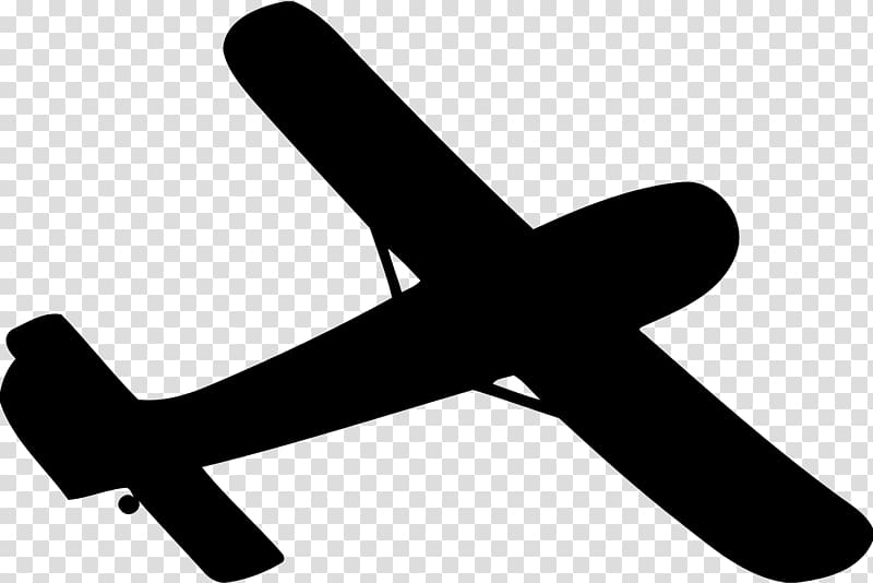 Airplane Aircraft Silhouette , Plane transparent background PNG clipart