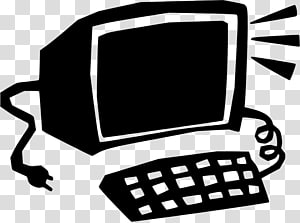 Computer Cartoon , computer transparent background PNG clipart thumbnail
